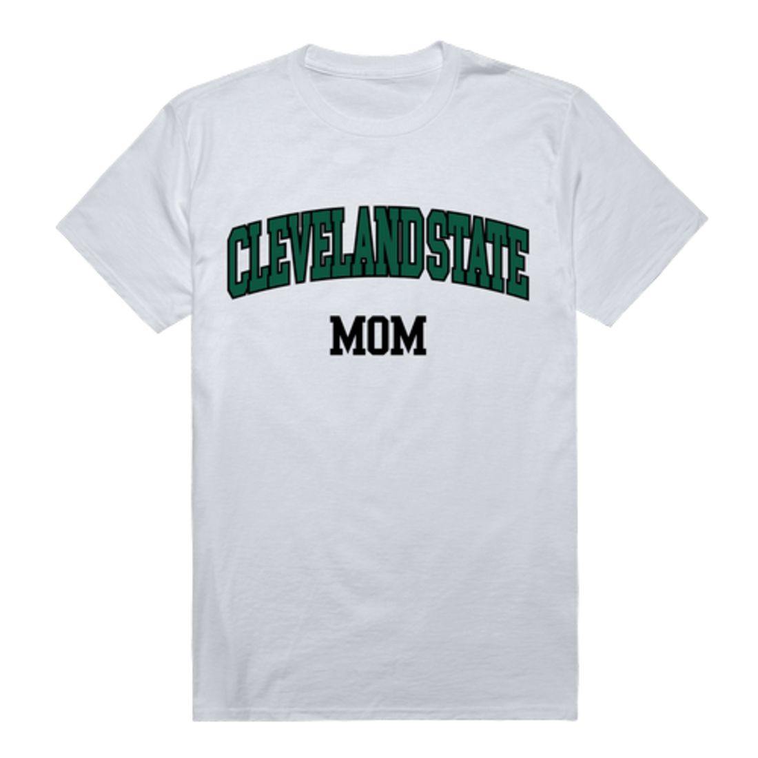 CSU Cleveland State University Vikings College Mom Womens T-Shirt-Campus-Wardrobe