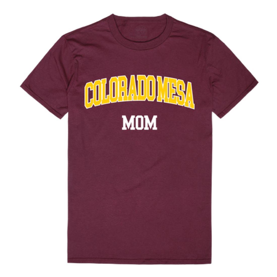 CMU Colorado Mesa University Maverick College Mom Womens T-Shirt-Campus-Wardrobe