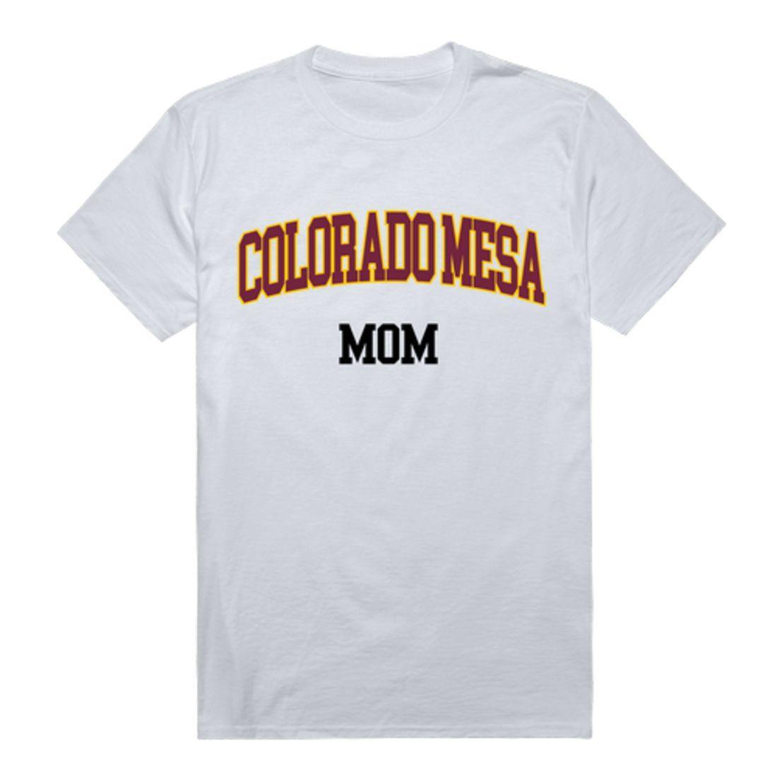 CMU Colorado Mesa University Maverick College Mom Womens T-Shirt-Campus-Wardrobe