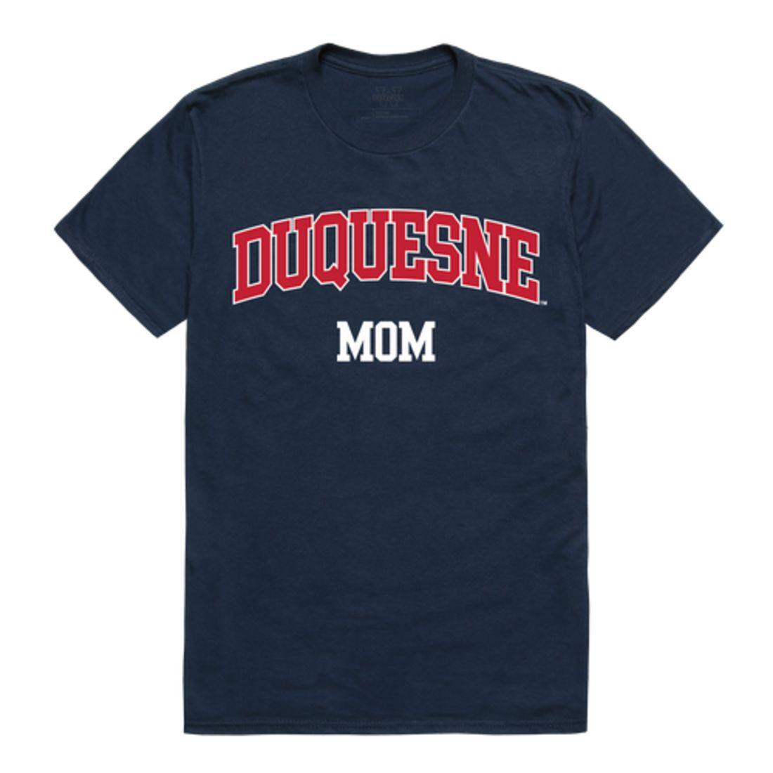 Duquesne University Dukes College Mom Womens T-Shirt-Campus-Wardrobe