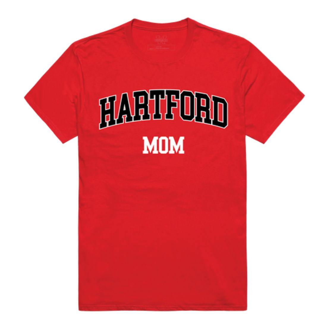 University of Hartford Hawks College Mom Womens T-Shirt-Campus-Wardrobe