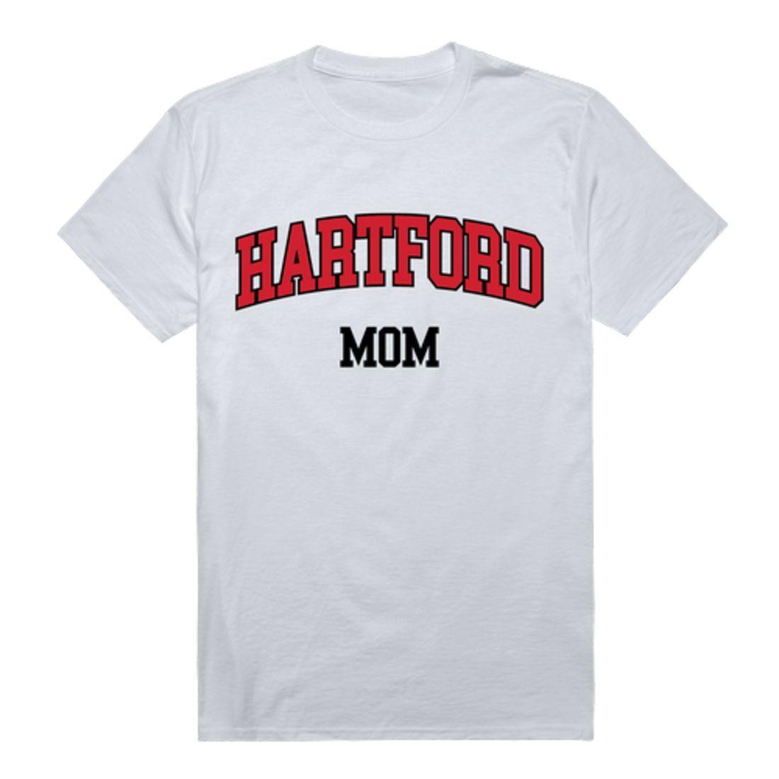 University of Hartford Hawks College Mom Womens T-Shirt-Campus-Wardrobe