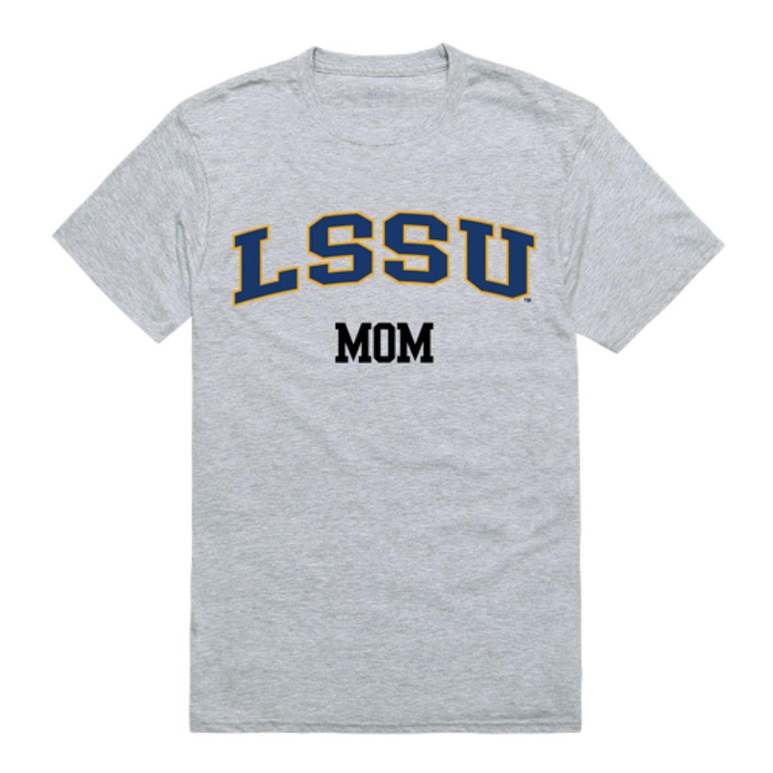 LSSU Lake Superior State University Lakers College Mom Womens T-Shirt-Campus-Wardrobe