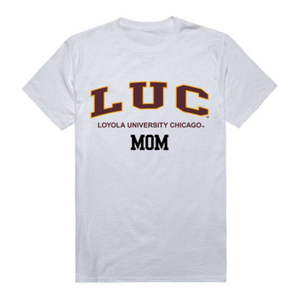 LUC Loyola University Chicago Ramblers College Mom Womens T-Shirt-Campus-Wardrobe