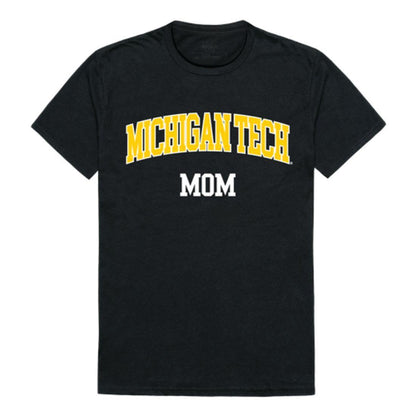 Michigan Technological University Huskies College Mom Womens T-Shirt-Campus-Wardrobe
