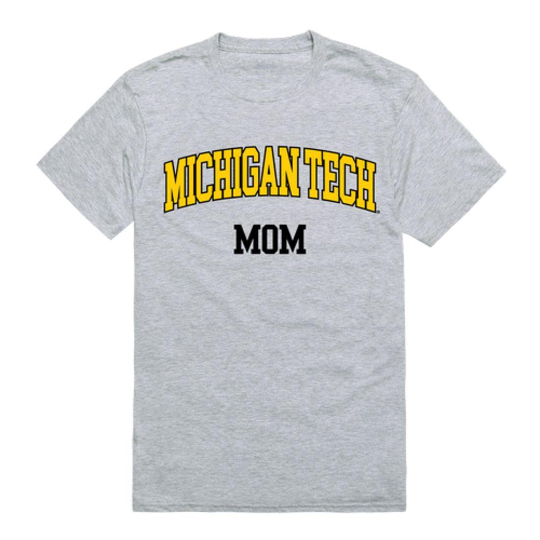 Michigan Technological University Huskies College Mom Womens T-Shirt-Campus-Wardrobe