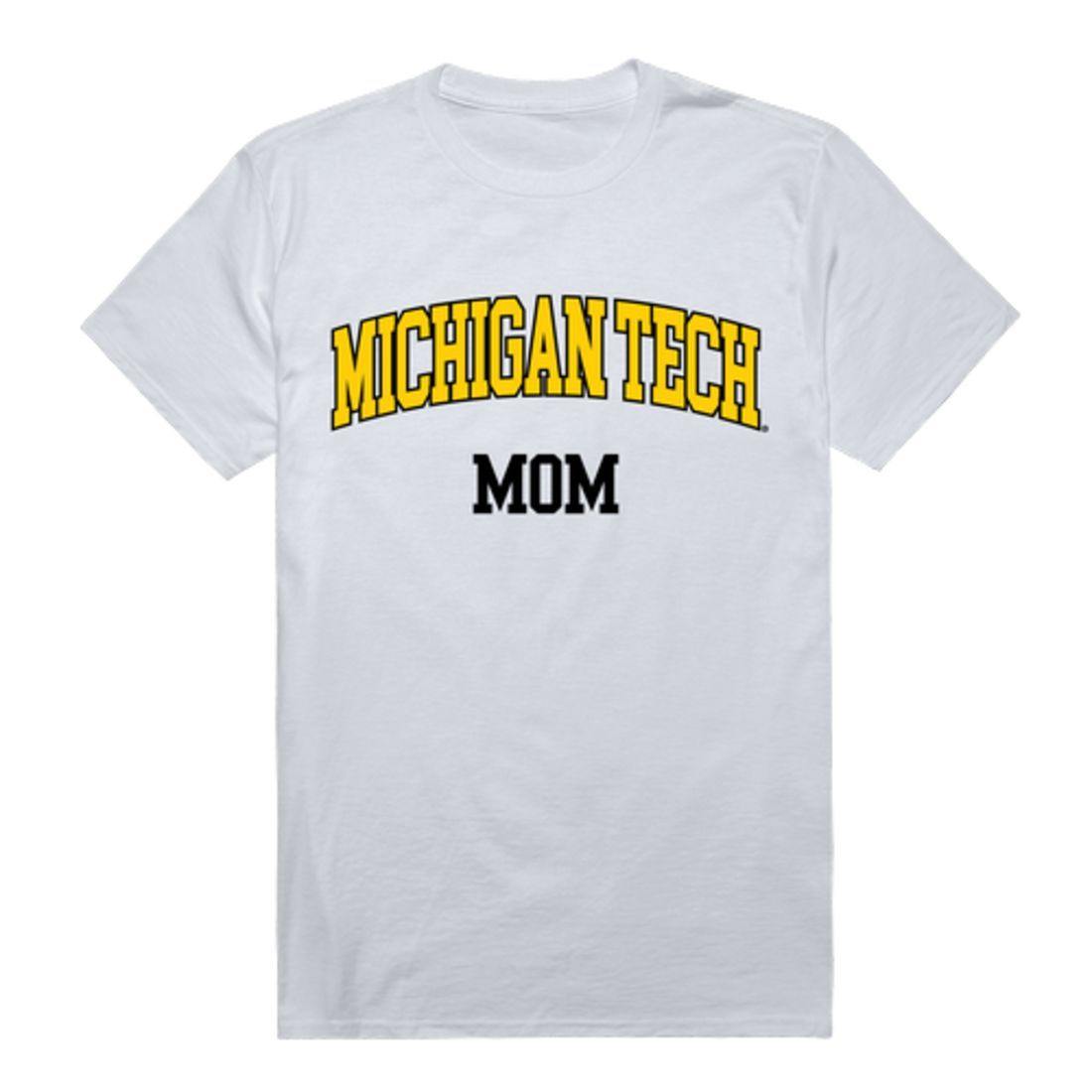 Michigan Technological University Huskies College Mom Womens T-Shirt-Campus-Wardrobe