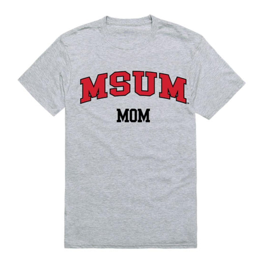 MSUM Minnesota State University Moorhead Dragons College Mom Womens T-Shirt-Campus-Wardrobe