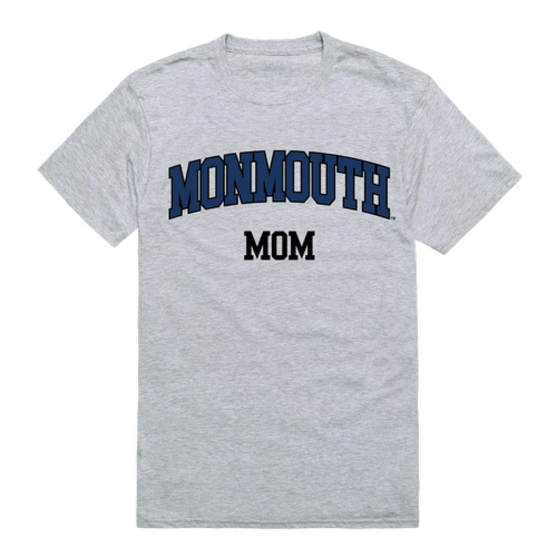 Monmouth University Hawks College Mom Womens T-Shirt-Campus-Wardrobe