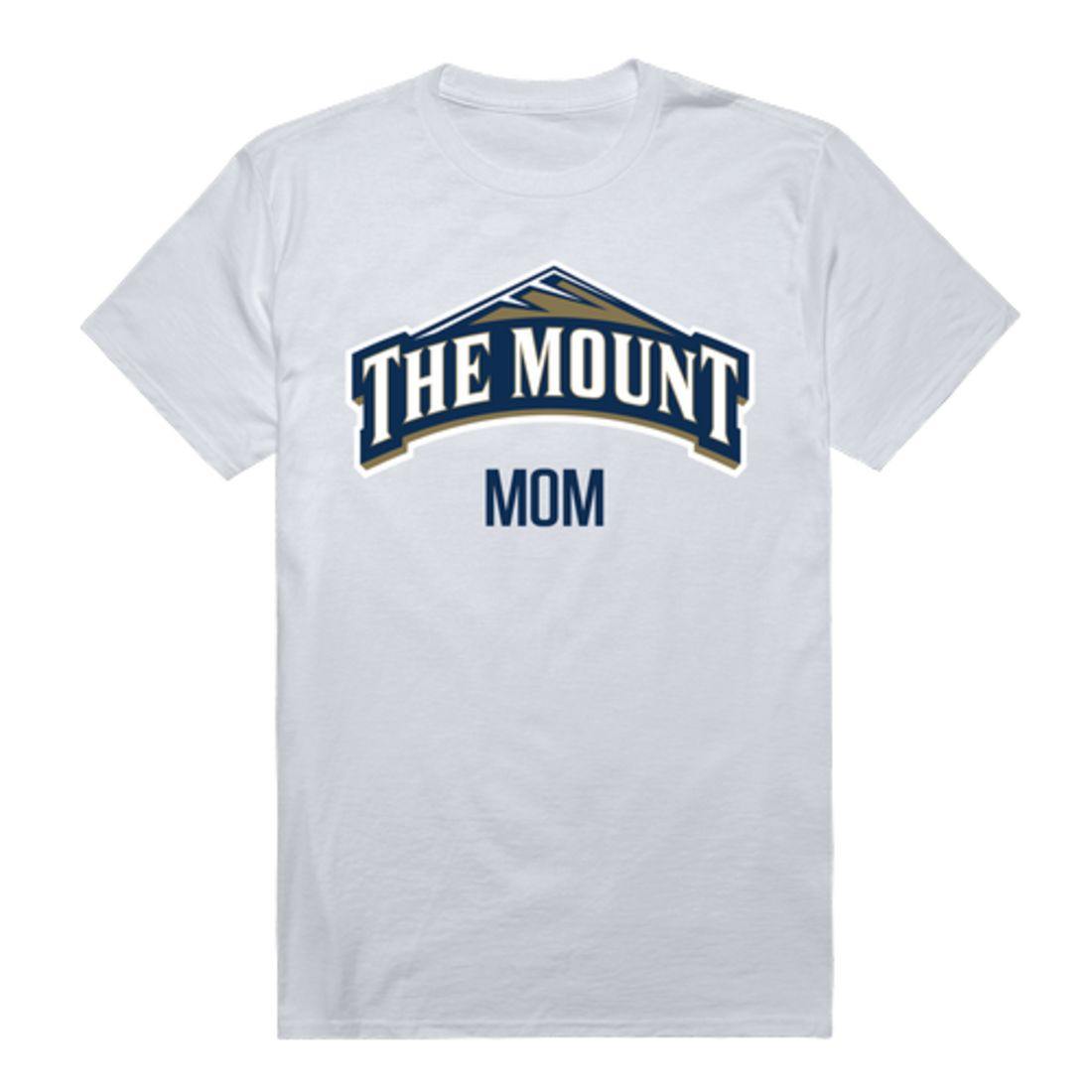 Mount St Mary's University Mountaineers College Mom Womens T-Shirt-Campus-Wardrobe