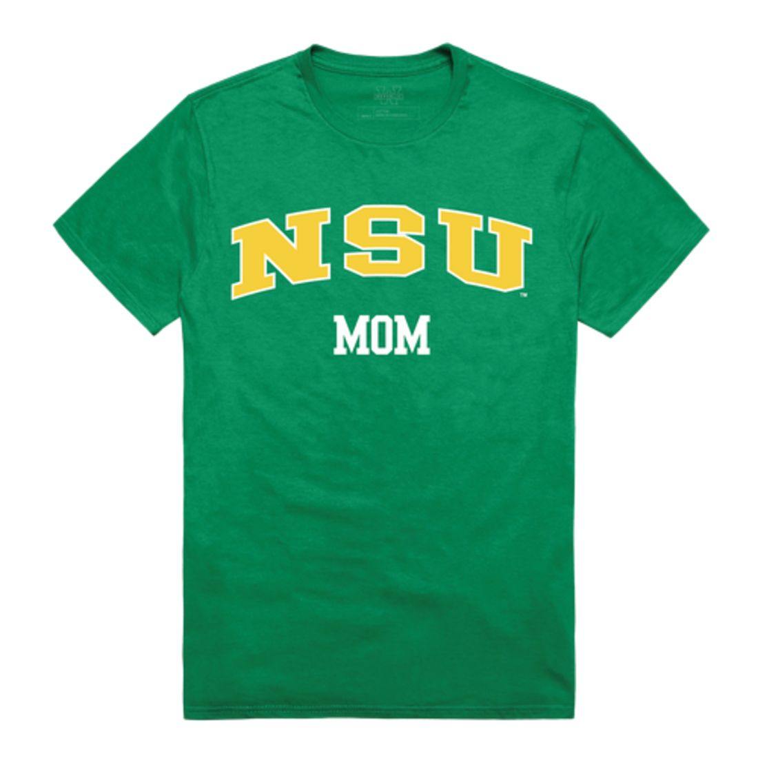 NSU Norfolk State University Spartans College Mom Womens T-Shirt-Campus-Wardrobe