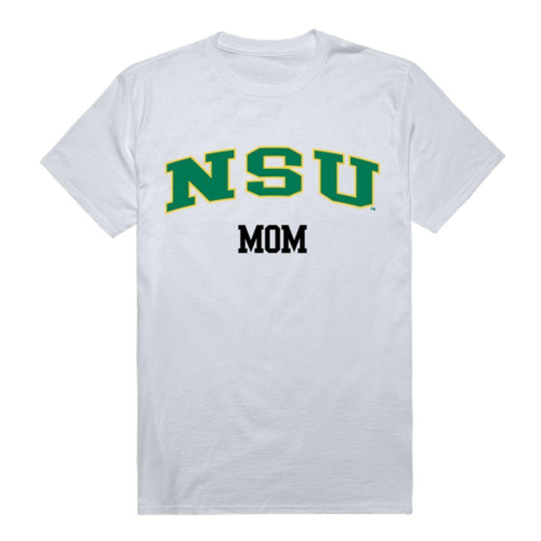 NSU Norfolk State University Spartans College Mom Womens T-Shirt-Campus-Wardrobe