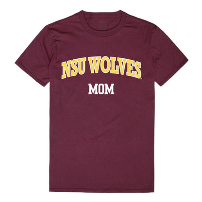 NSU Northern State University Wolves College Mom Womens T-Shirt-Campus-Wardrobe