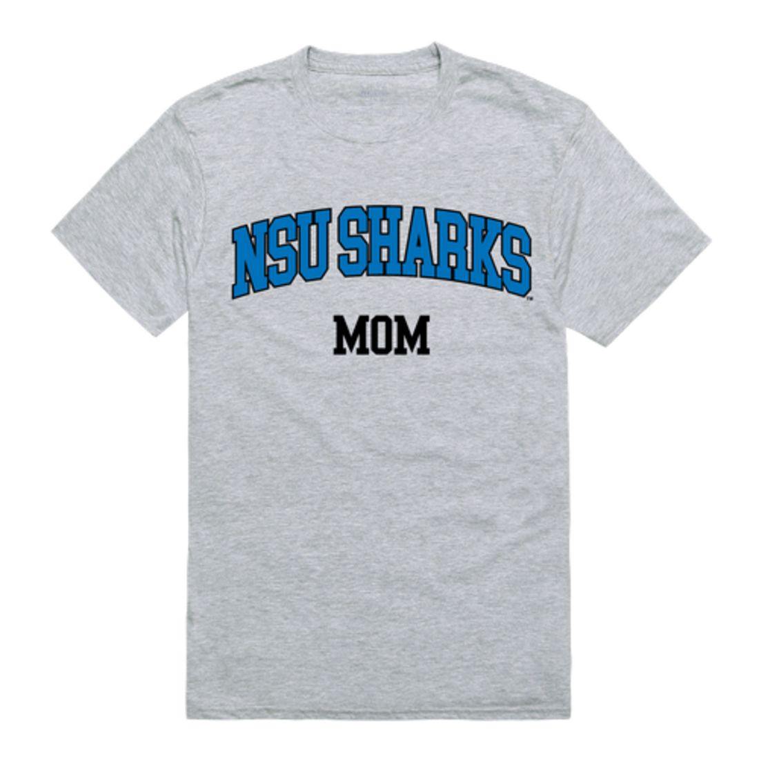 NSU Nova Southeastern University Sharks College Mom Womens T-Shirt-Campus-Wardrobe