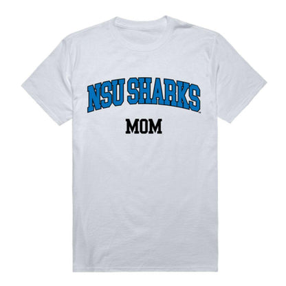 NSU Nova Southeastern University Sharks College Mom Womens T-Shirt-Campus-Wardrobe