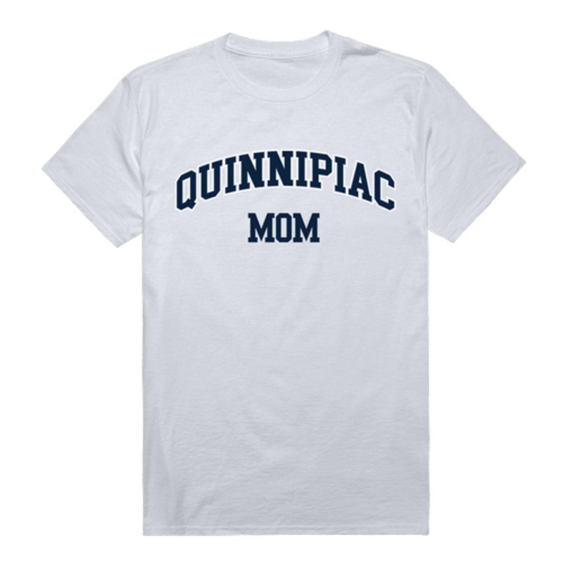QU Quinnipiac University Bobcats College Mom Womens T-Shirt-Campus-Wardrobe