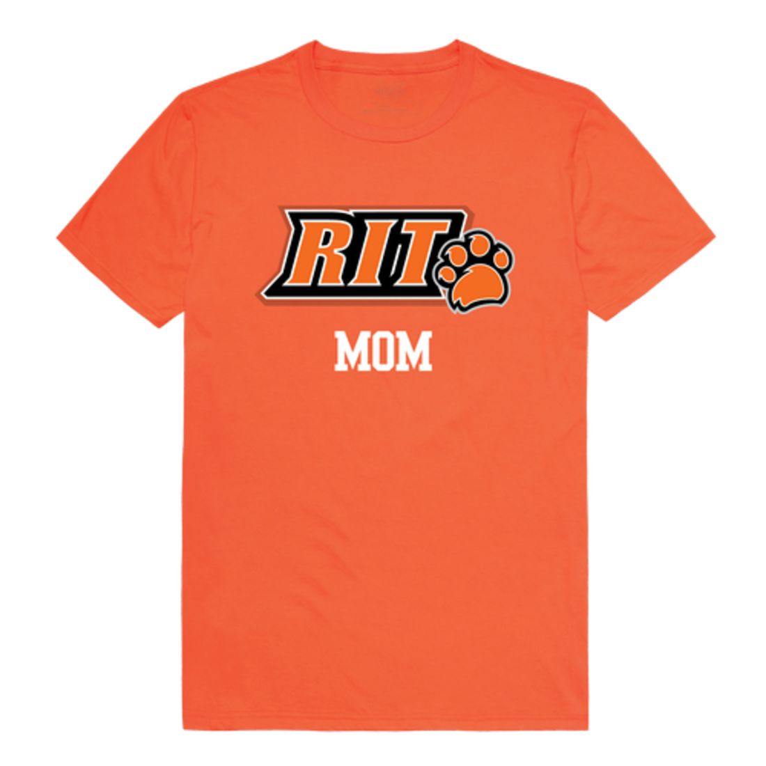 RIT Rochester Institute of Technology Tigers College Mom Womens T-Shirt-Campus-Wardrobe