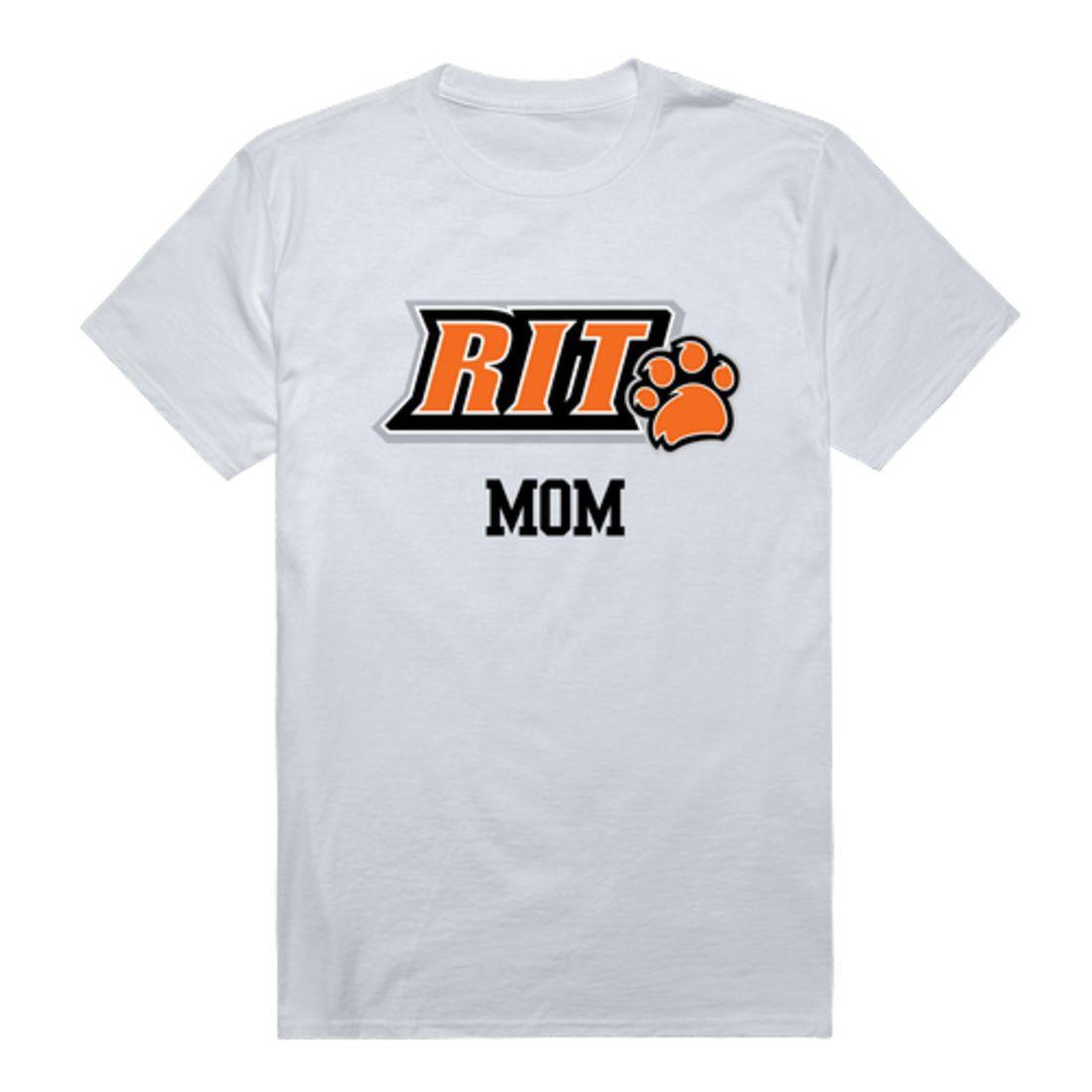 RIT Rochester Institute of Technology Tigers College Mom Womens T-Shirt-Campus-Wardrobe