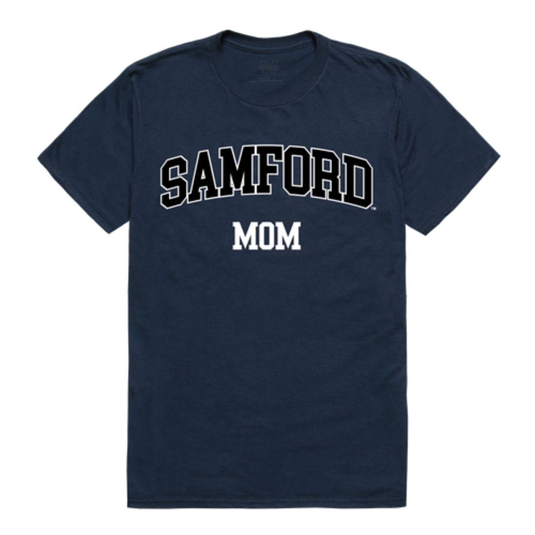 Samford University Bulldogs College Mom Womens T-Shirt-Campus-Wardrobe