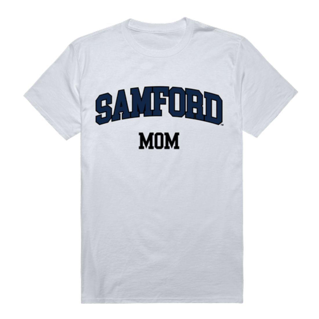 Samford University Bulldogs College Mom Womens T-Shirt-Campus-Wardrobe