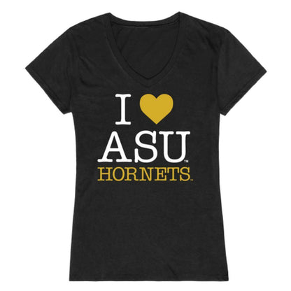 I Love ASU Alabama State University Hornets Womens T-Shirt-Campus-Wardrobe