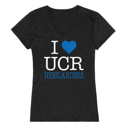 I Love University of California UC Riverside The Highlanders Womens T-Shirt-Campus-Wardrobe