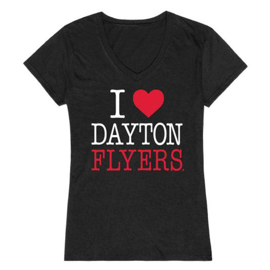 I Love UD University of Dayton Flyers Womens T-Shirt-Campus-Wardrobe