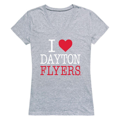 I Love UD University of Dayton Flyers Womens T-Shirt-Campus-Wardrobe