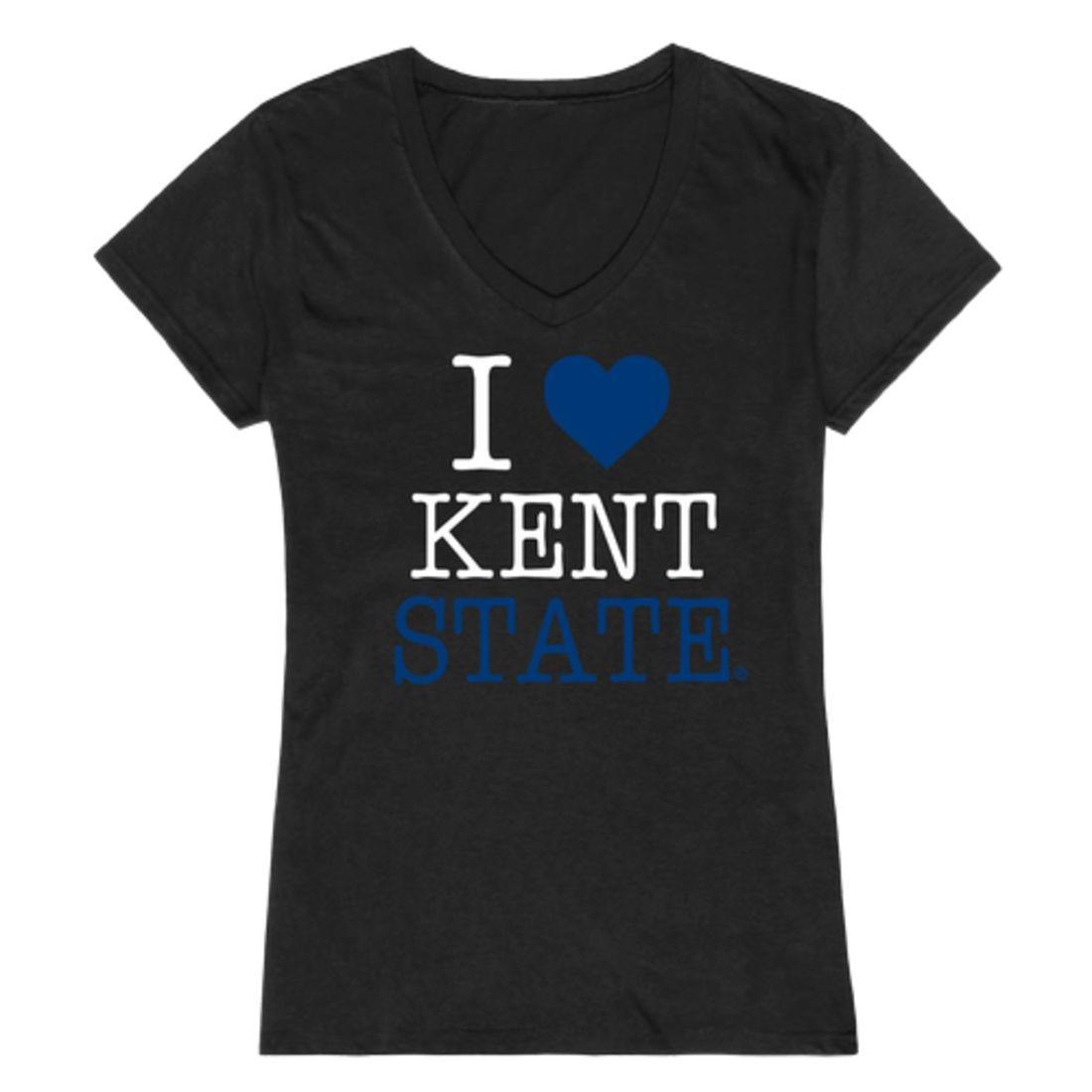 I Love KSU Kent State University The Golden Eagles Womens T-Shirt-Campus-Wardrobe