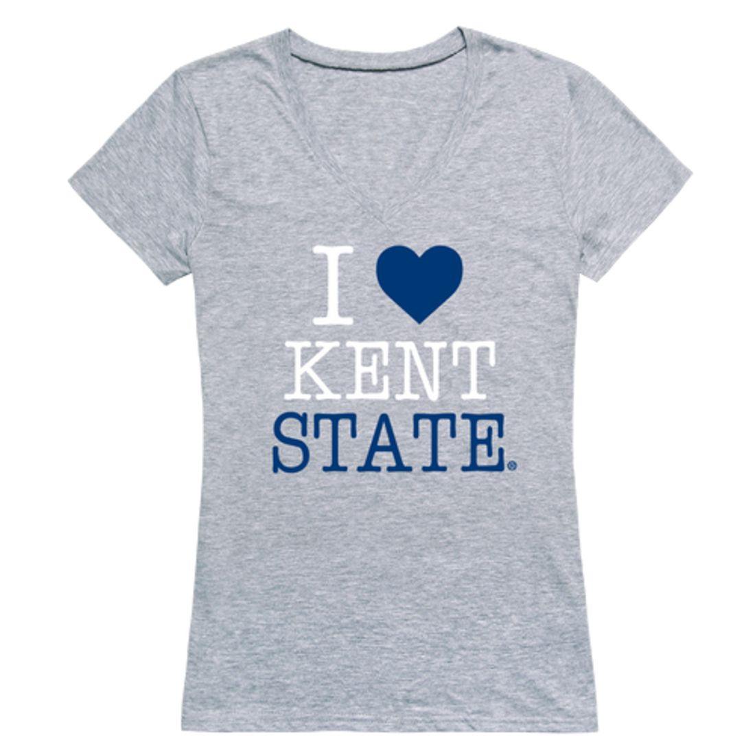 I Love KSU Kent State University The Golden Eagles Womens T-Shirt-Campus-Wardrobe