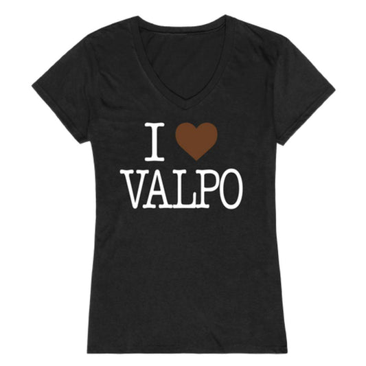 I Love Valparaiso University Crusaders Womens T-Shirt-Campus-Wardrobe