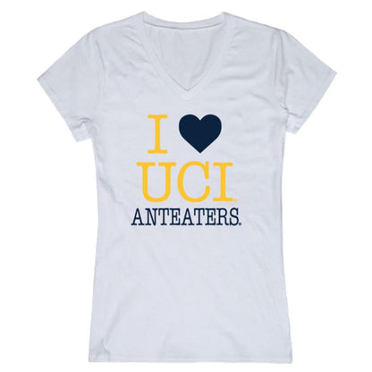 I Love University of California UC Irvine Anteaters Womens T-Shirt-Campus-Wardrobe
