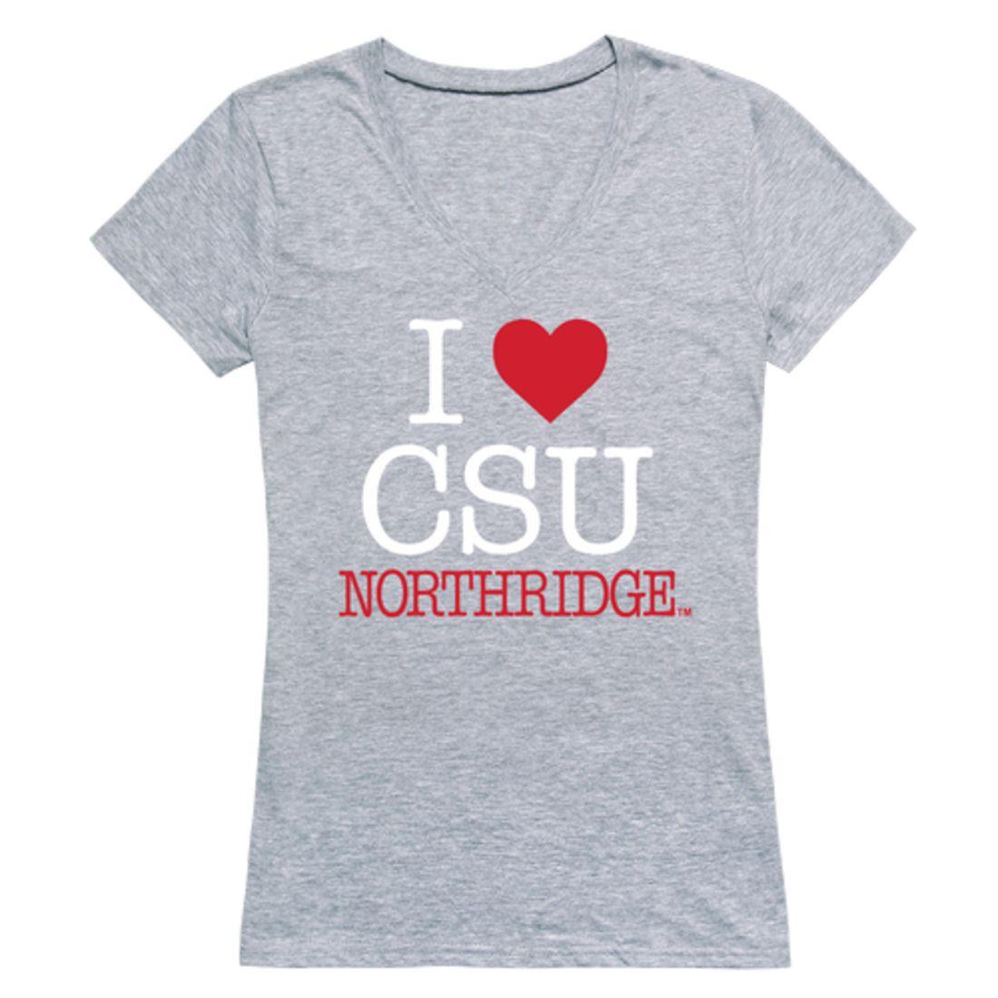 I Love CSUN California State University Northridge Matadors Womens T-Shirt-Campus-Wardrobe