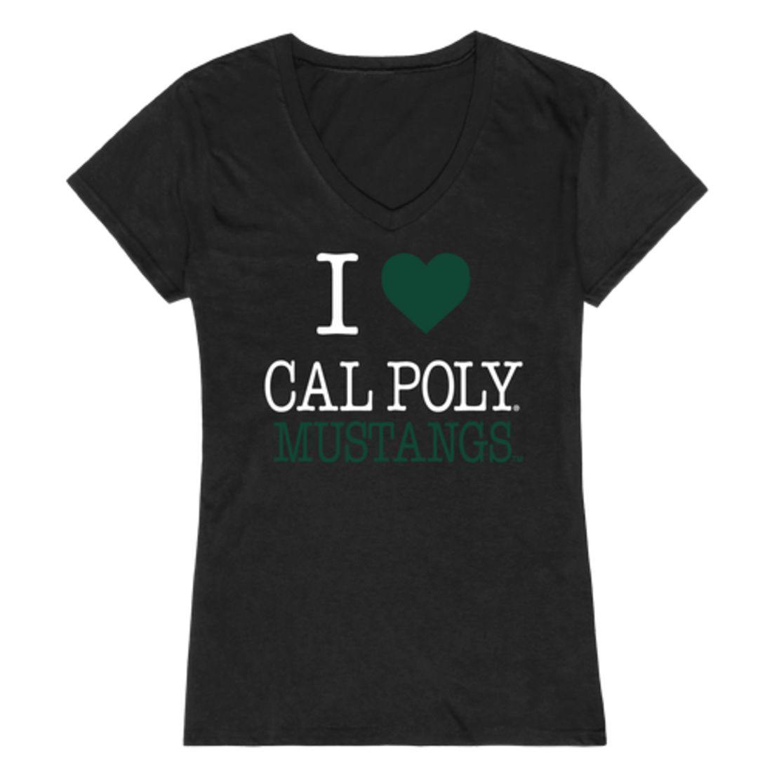 Cal Poly Racing Merch I Love Cal Poly California Polytechnic State University Mustangs Women