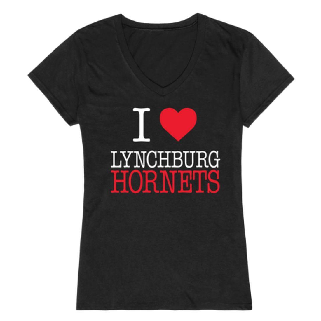 I Love Lynchburg College Hornets Womens T-Shirt-Campus-Wardrobe