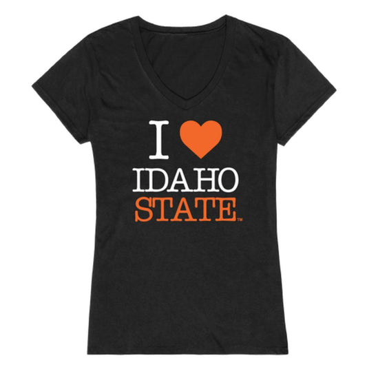 I Love ISU Idaho State University Bengals Womens T-Shirt-Campus-Wardrobe