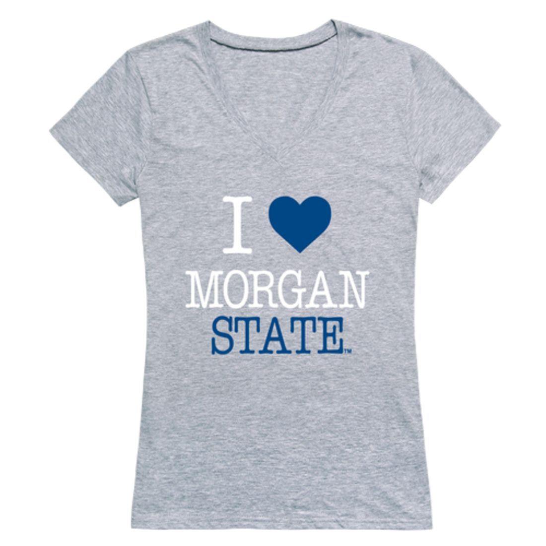 I Love Morgan State University Bears Womens T-Shirt-Campus-Wardrobe