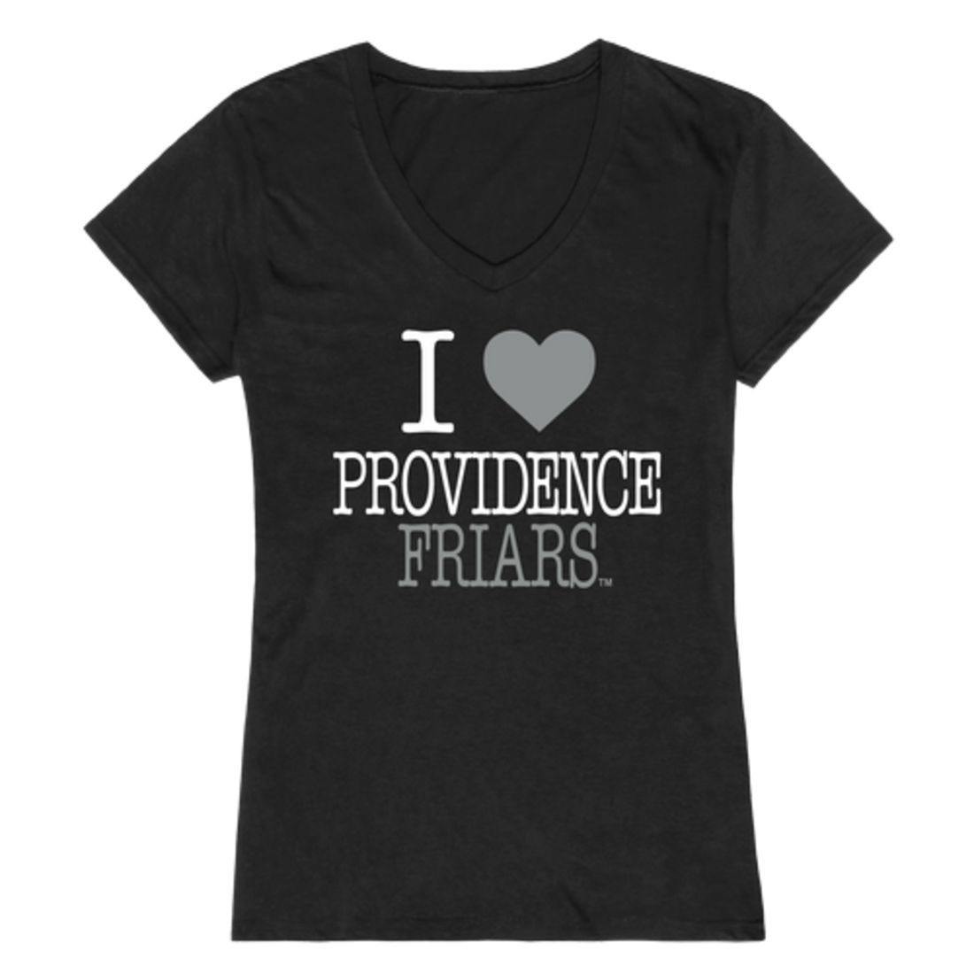 I Love Providence College Friars Womens T-Shirt-Campus-Wardrobe