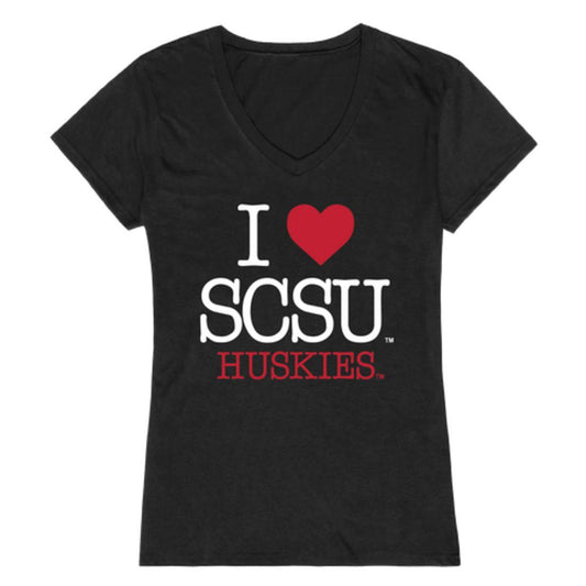 I Love St. Cloud State University Huskies Womens T-Shirt-Campus-Wardrobe