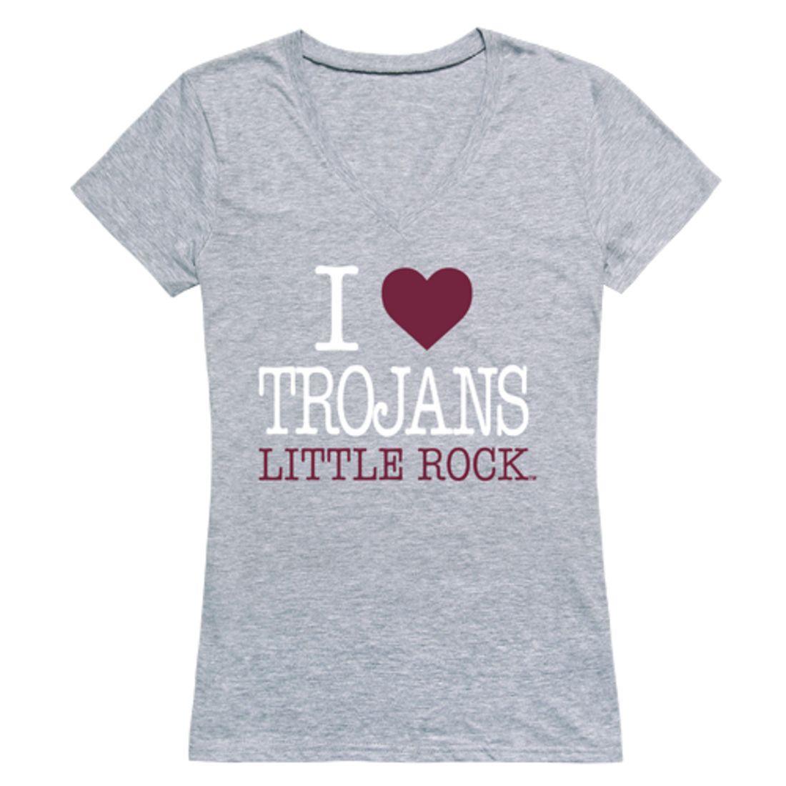 I Love Arkansas at Little Rock Trojans Womens T-Shirt-Campus-Wardrobe