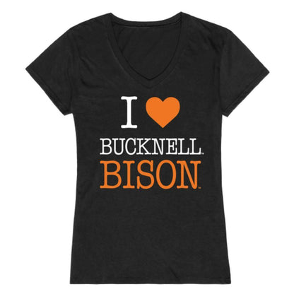 I Love Bucknell University Bison Womens T-Shirt-Campus-Wardrobe