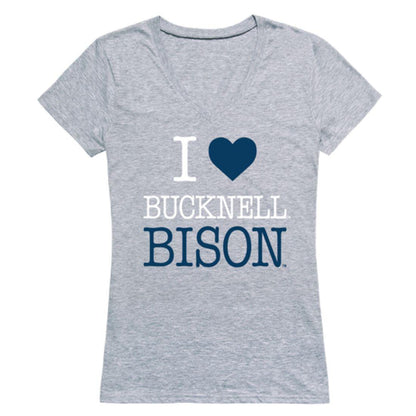 I Love Bucknell University Bison Womens T-Shirt-Campus-Wardrobe