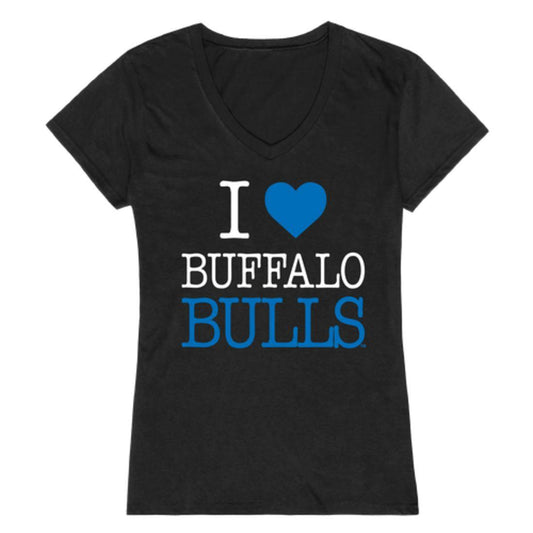 I Love SUNY University at Buffalo Bulls Womens T-Shirt-Campus-Wardrobe