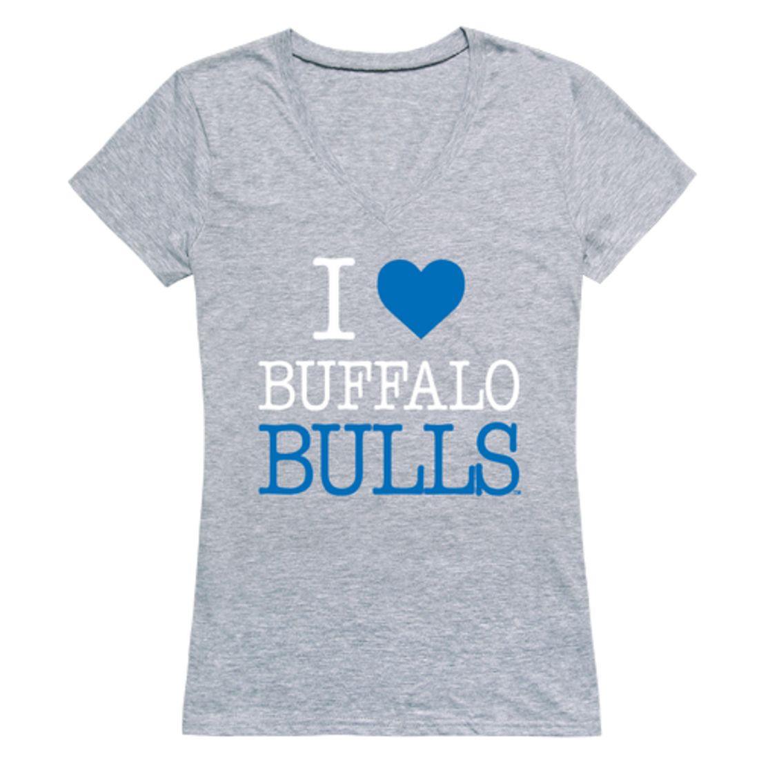 I Love SUNY University at Buffalo Bulls Womens T-Shirt-Campus-Wardrobe