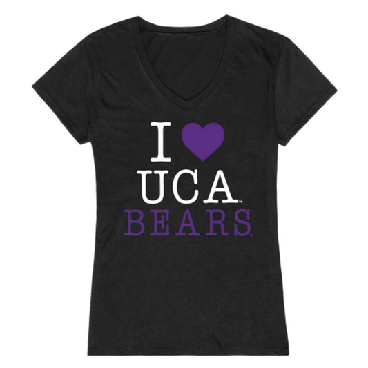I Love UCA University of Central Arkansas Bears Womens T-Shirt-Campus-Wardrobe
