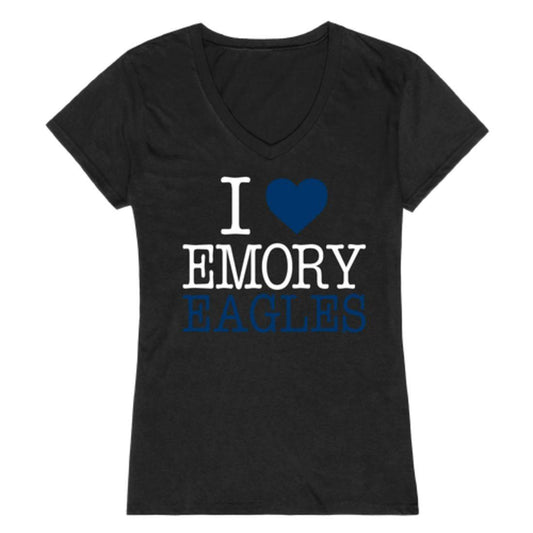 I Love Emory University Eagles Womens T-Shirt-Campus-Wardrobe