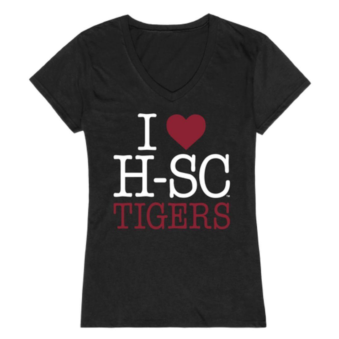 I Love HSC Hampden-Sydney College Tigers Womens T-Shirt-Campus-Wardrobe