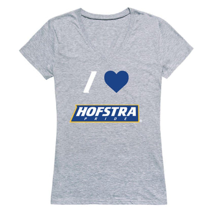 I Love Hofstra University Pride Womens T-Shirt-Campus-Wardrobe