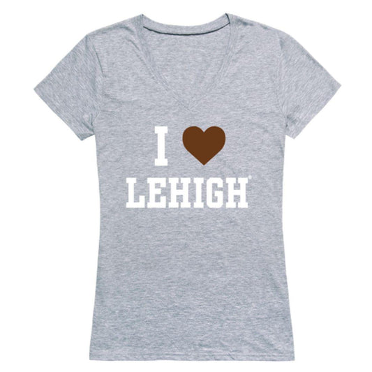 I Love Lehigh University Mountain Hawks Womens T-Shirt-Campus-Wardrobe