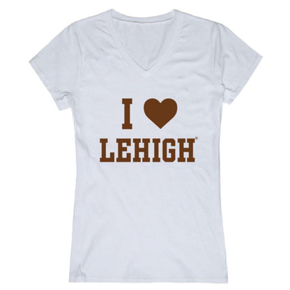 I Love Lehigh University Mountain Hawks Womens T-Shirt-Campus-Wardrobe